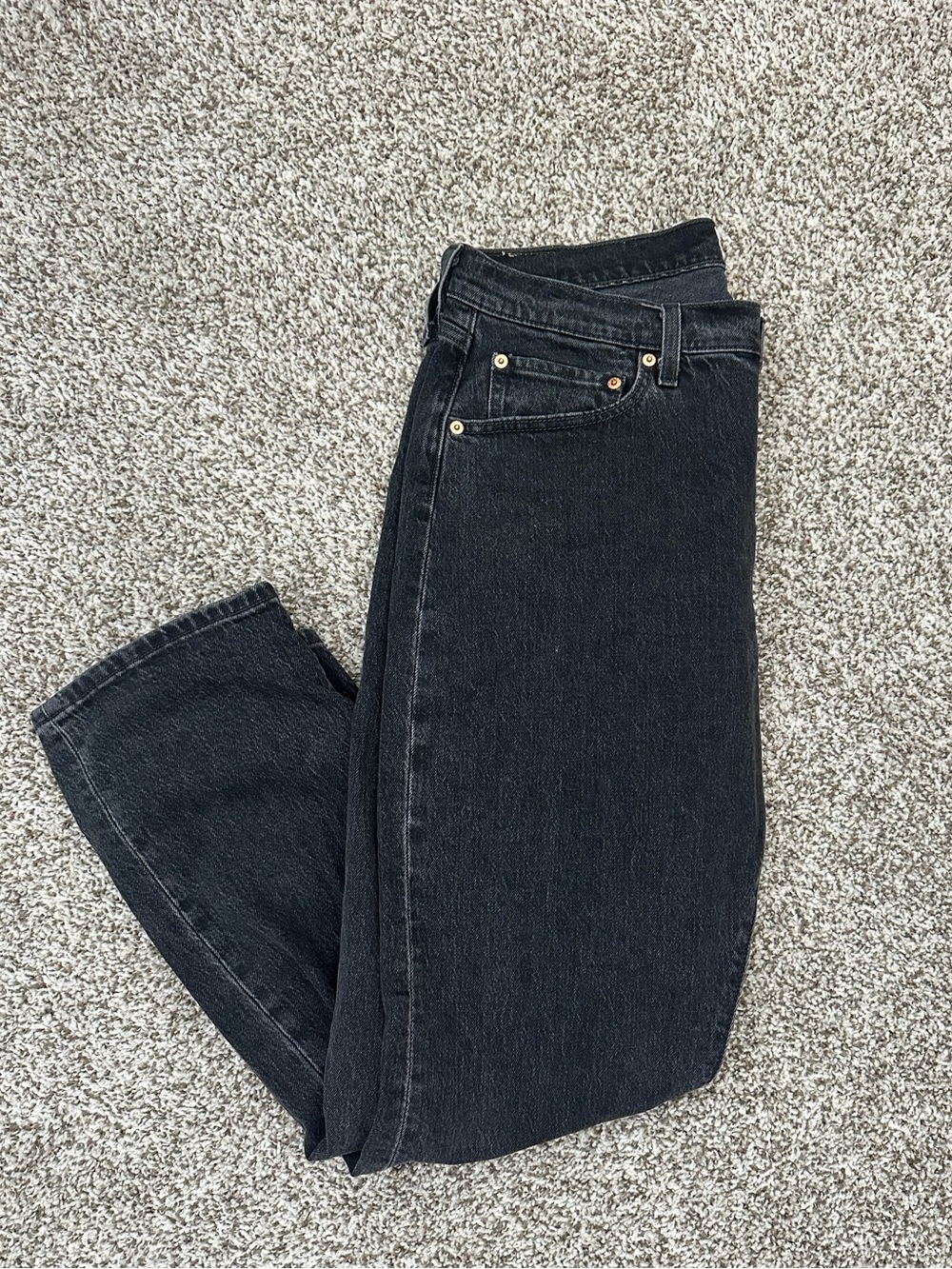 Levi's Black Straight Leg Women's Jeans